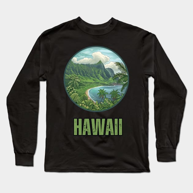 Hawaii State USA Long Sleeve T-Shirt by Mary_Momerwids